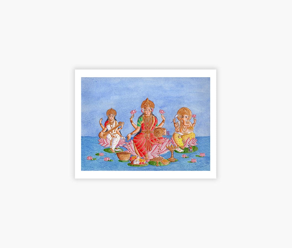 Kannika Art Diwali Puja Poster | Art Print