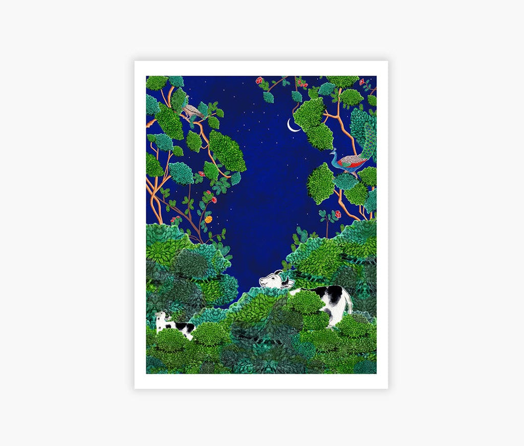 Kannika Art Pichwai Holy Cow #5 | Art Print