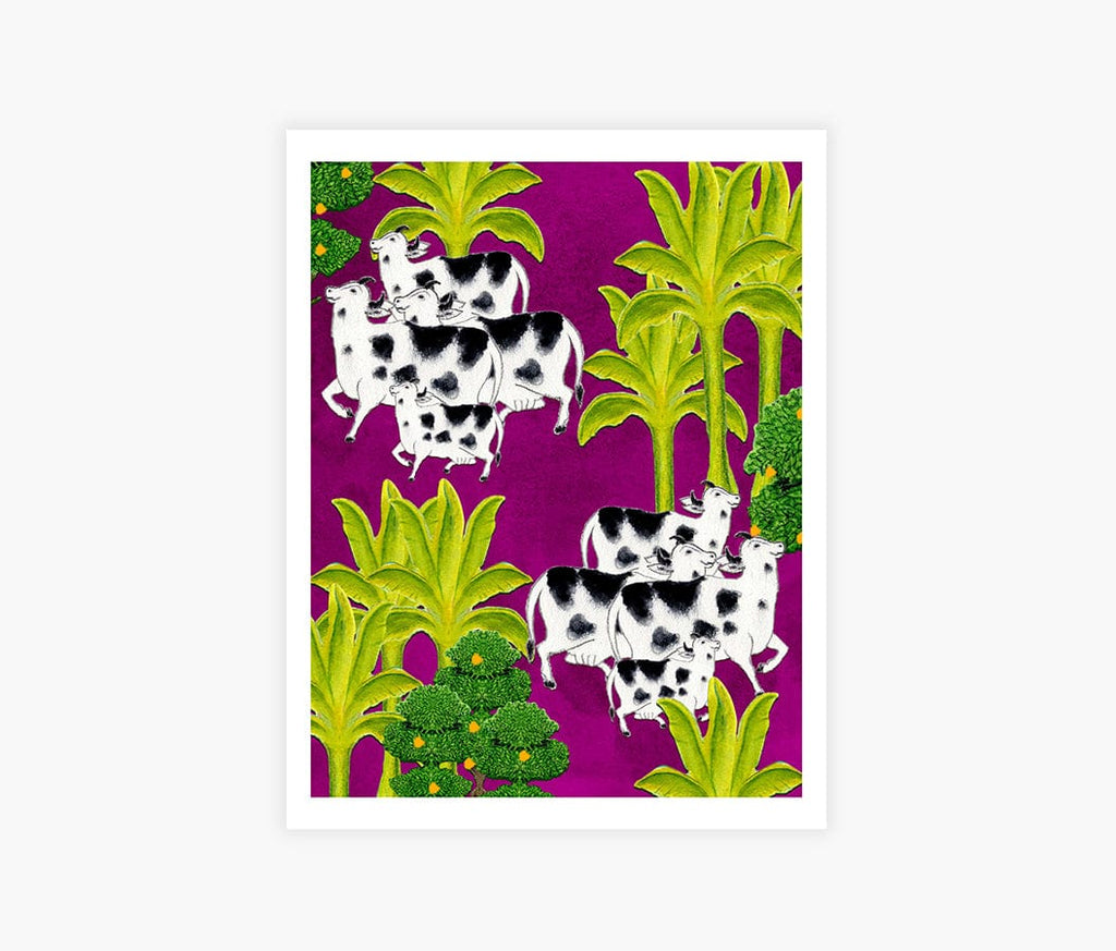 Kannika Art Pichwai Holy Cow #7 | Art Print