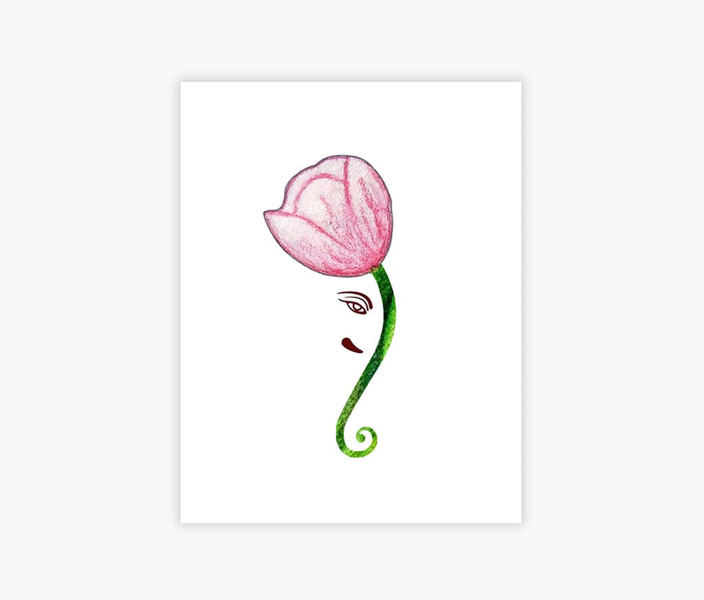 Kannika Art Rose Ganesha | Art Print