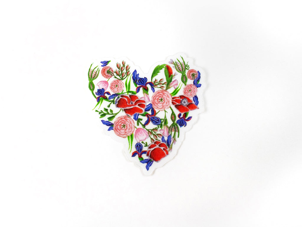 Kannika Art Sticker Heart Clear Sticker | Sticker