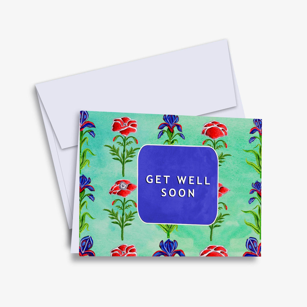 Kannika Art Greeting Card Get Well Soon Card | Greeting Card